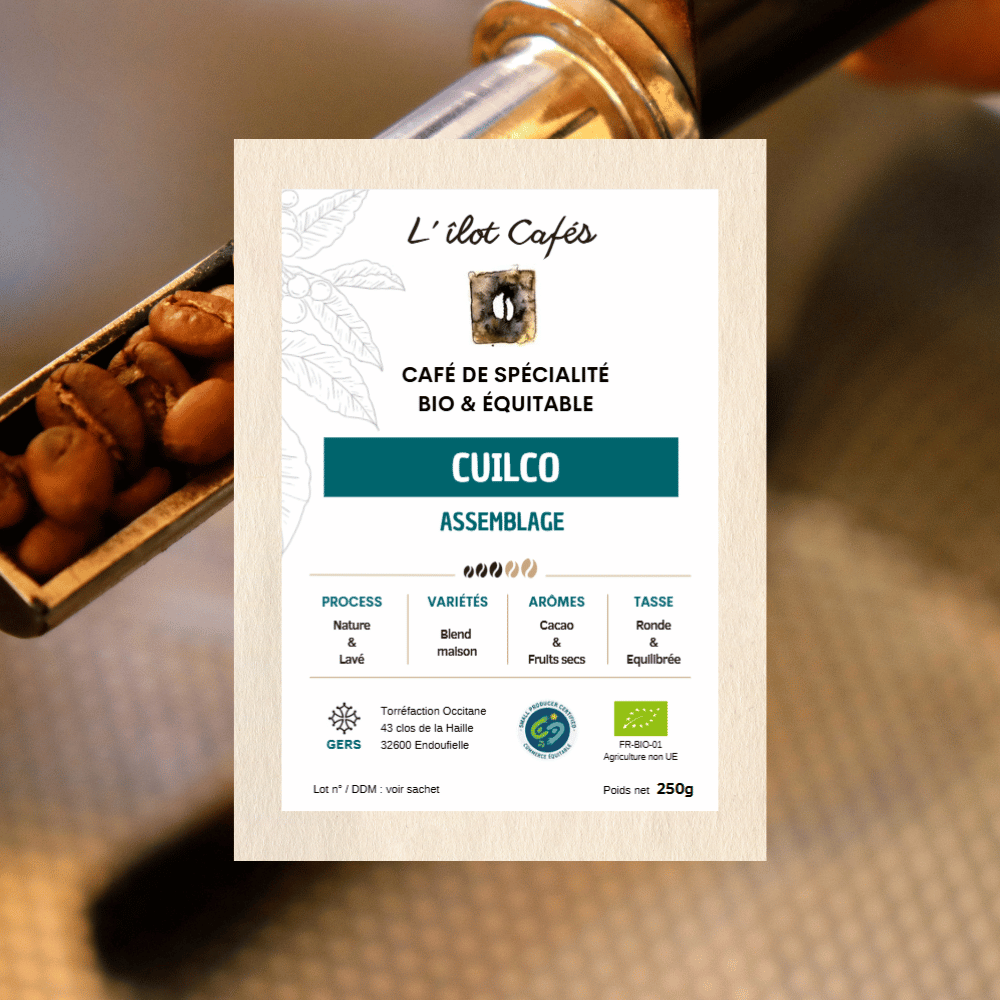 L'Ilot Cafés Produits CUILCO assemblage expresso capuccino latte